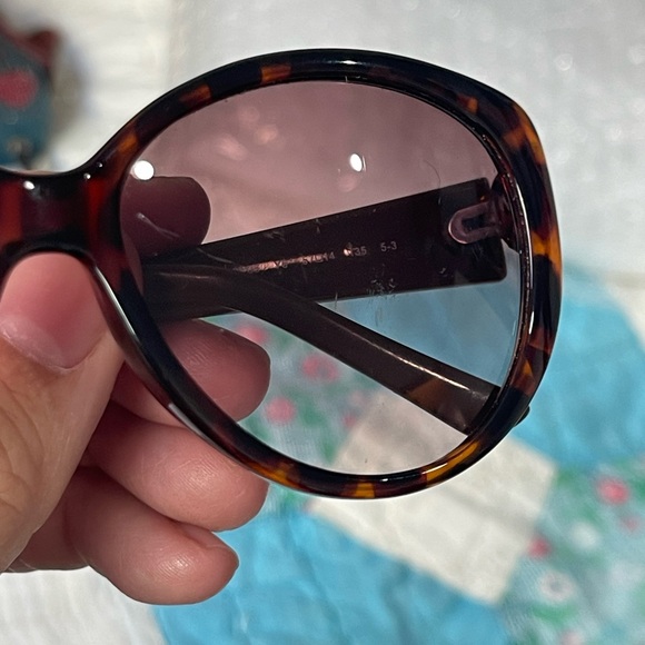 Kate Spade 0V08 Adella 57-14-135 Tortoise Brown Women's Sunglasses S2435 - Picture 12 of 12